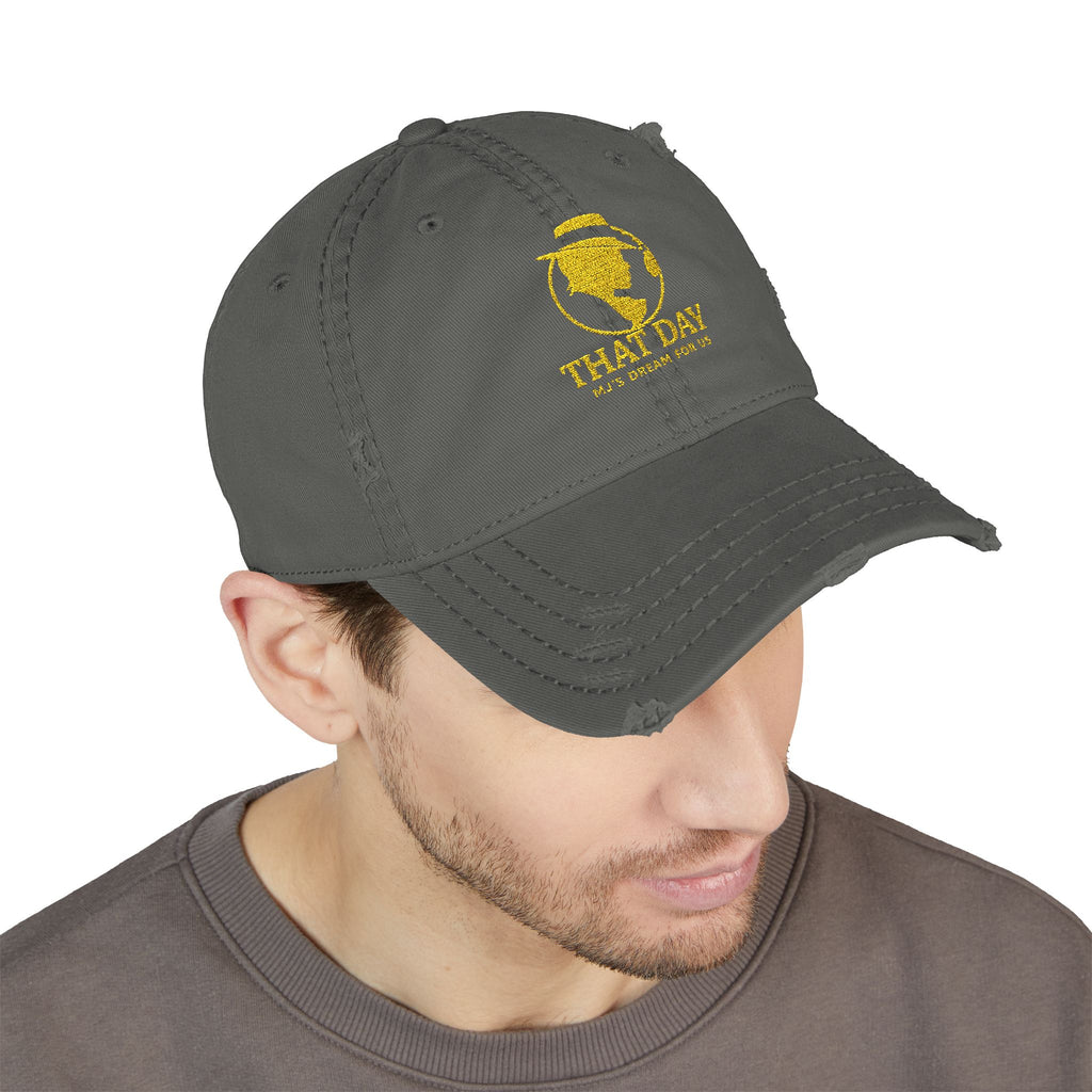 That Day – Signature Cap Distressed Hat (Gold)