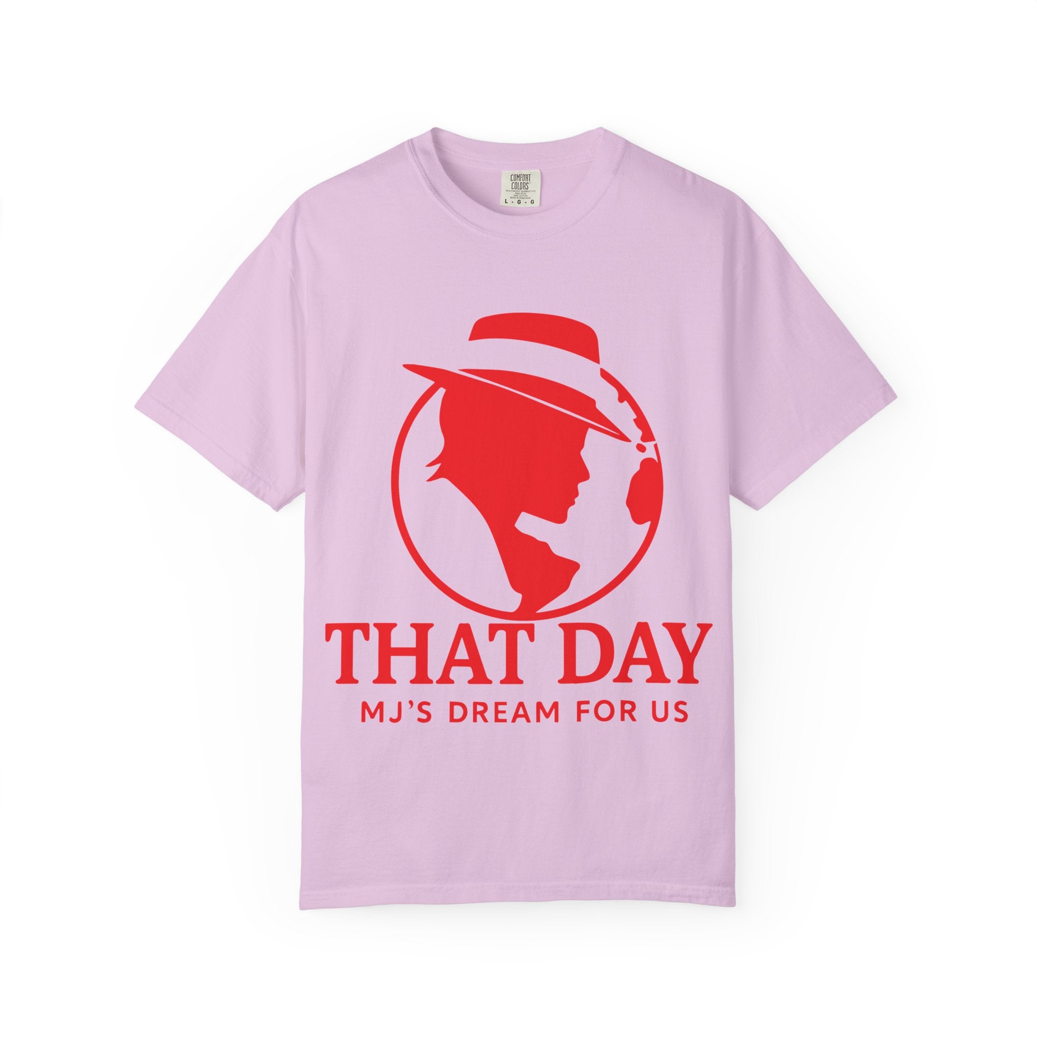 “That Day” Red-Peace Tee – MJ’s Dream For Us