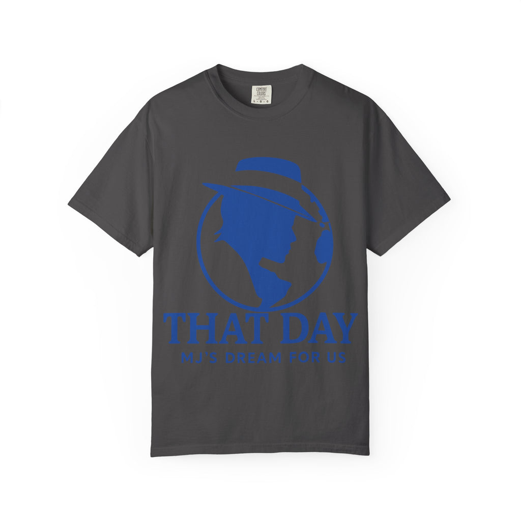 “That Day” Blue-Peace Tee – MJ’s Dream For Us
