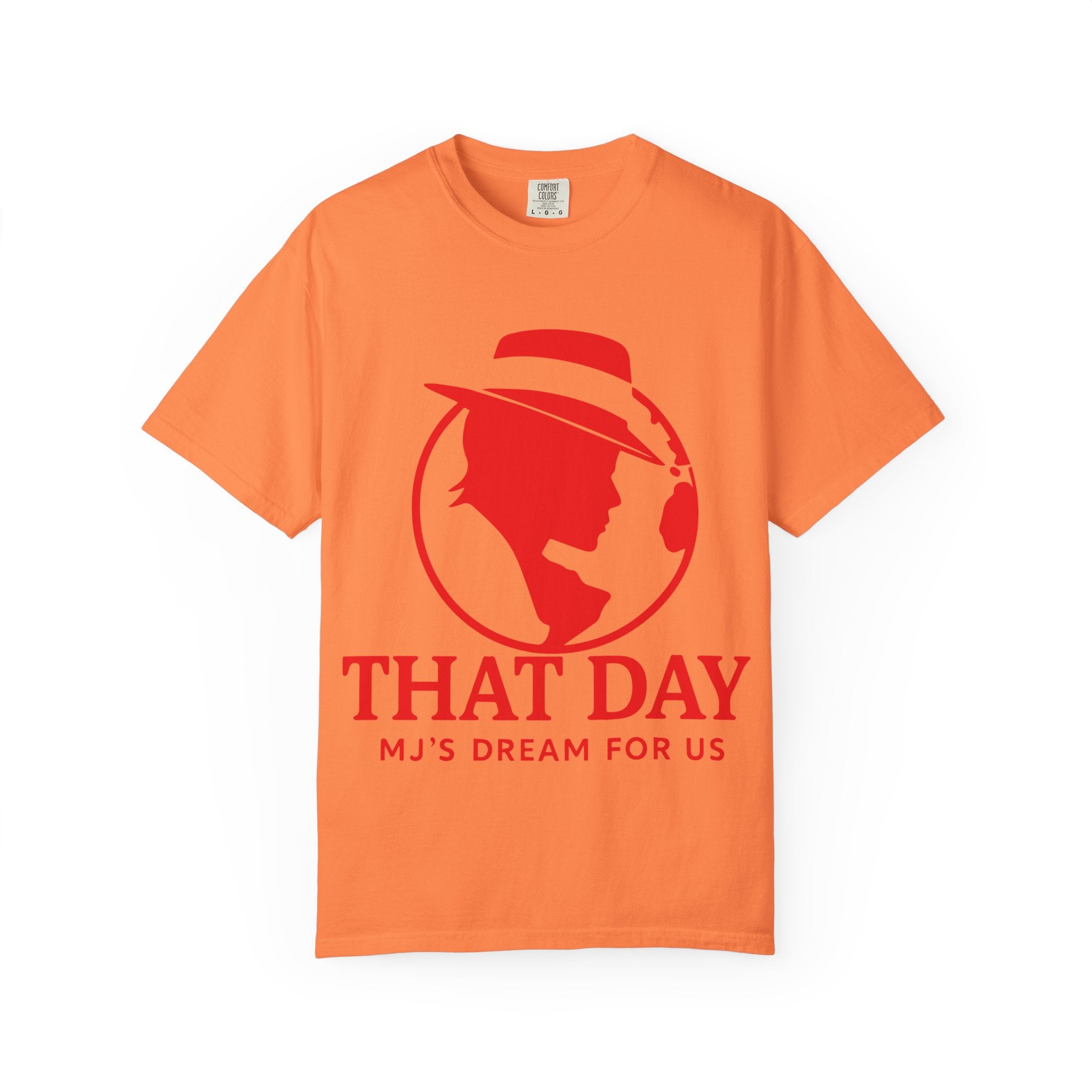 “That Day” Red-Peace Tee – MJ’s Dream For Us