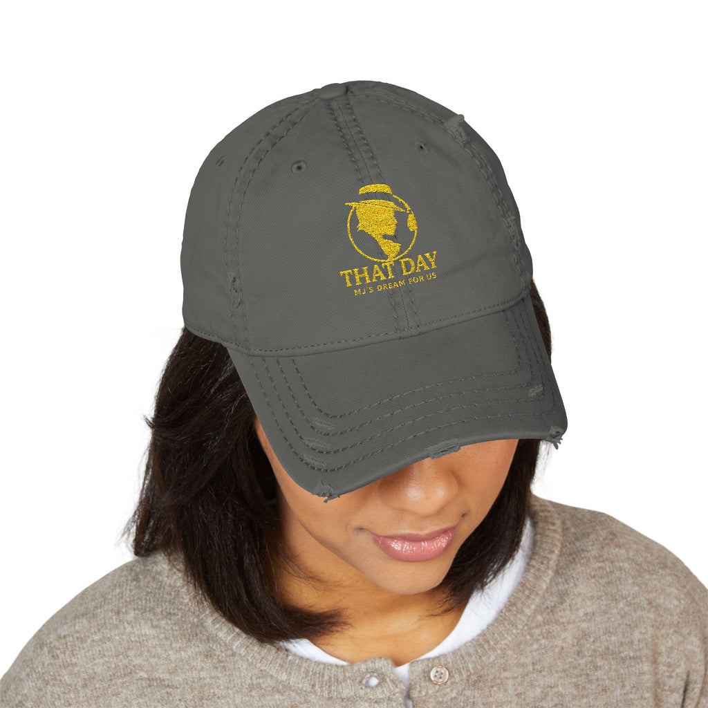 That Day – Signature Cap Distressed Hat (Gold)