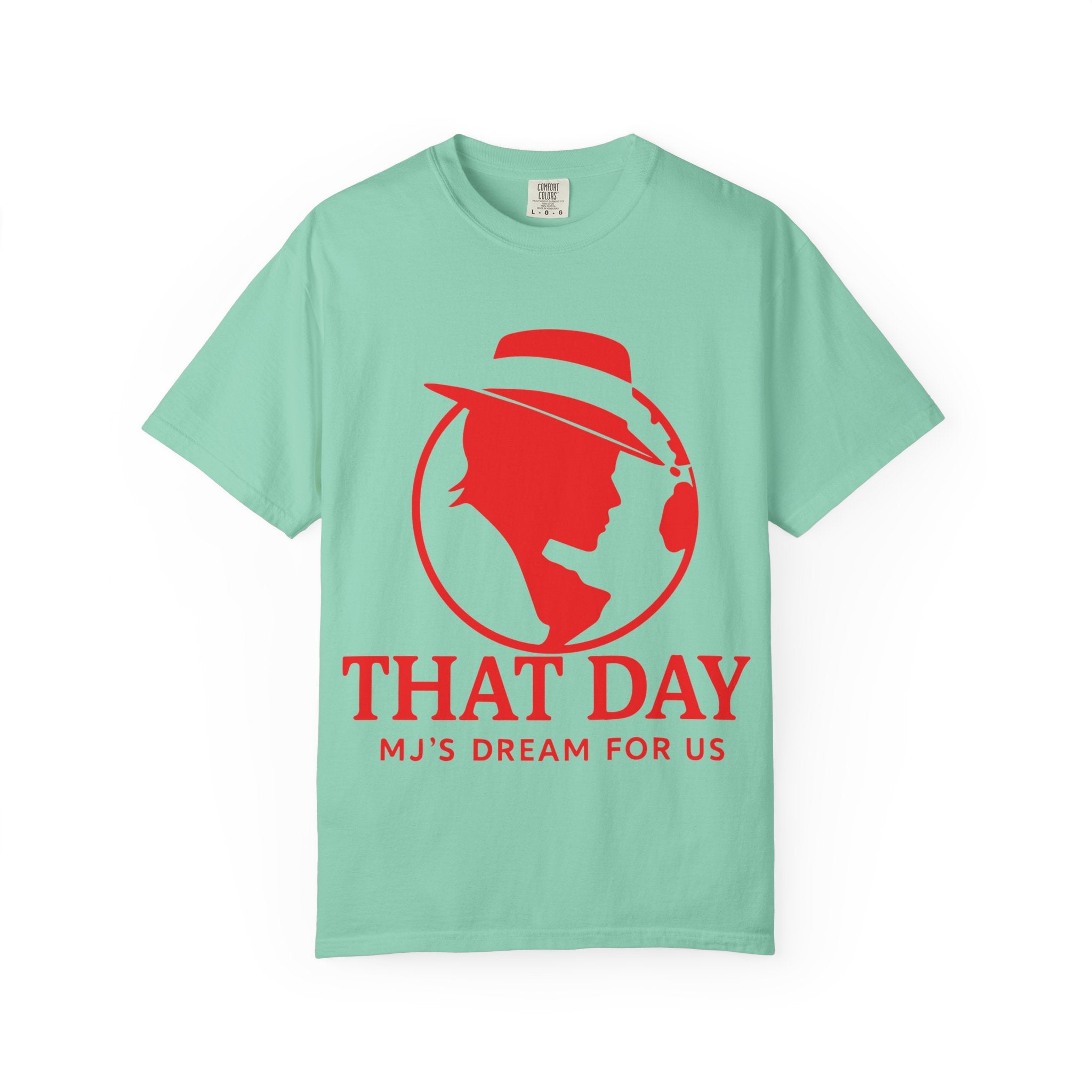 “That Day” Red-Peace Tee – MJ’s Dream For Us