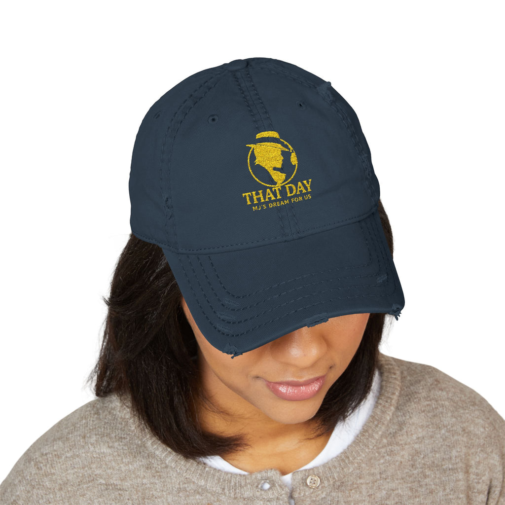 That Day – Signature Cap Distressed Hat (Gold)