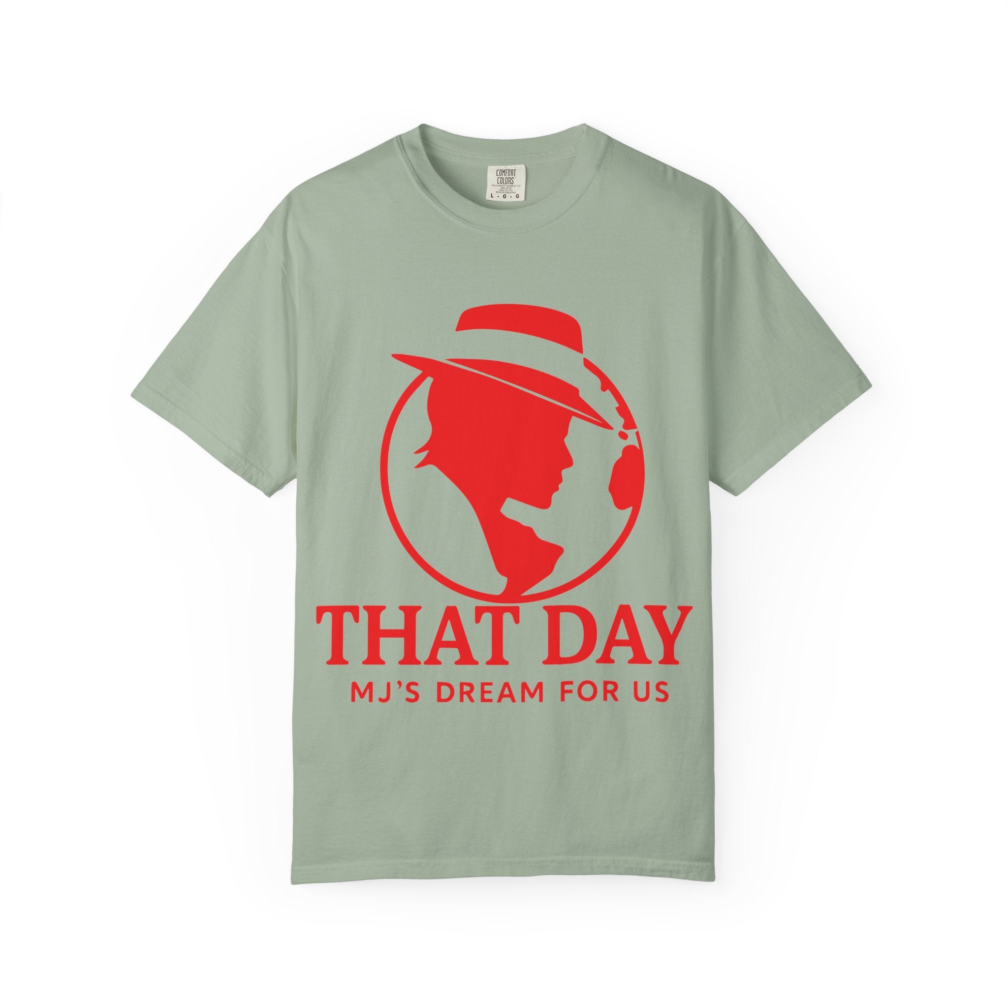 “That Day” Red-Peace Tee – MJ’s Dream For Us