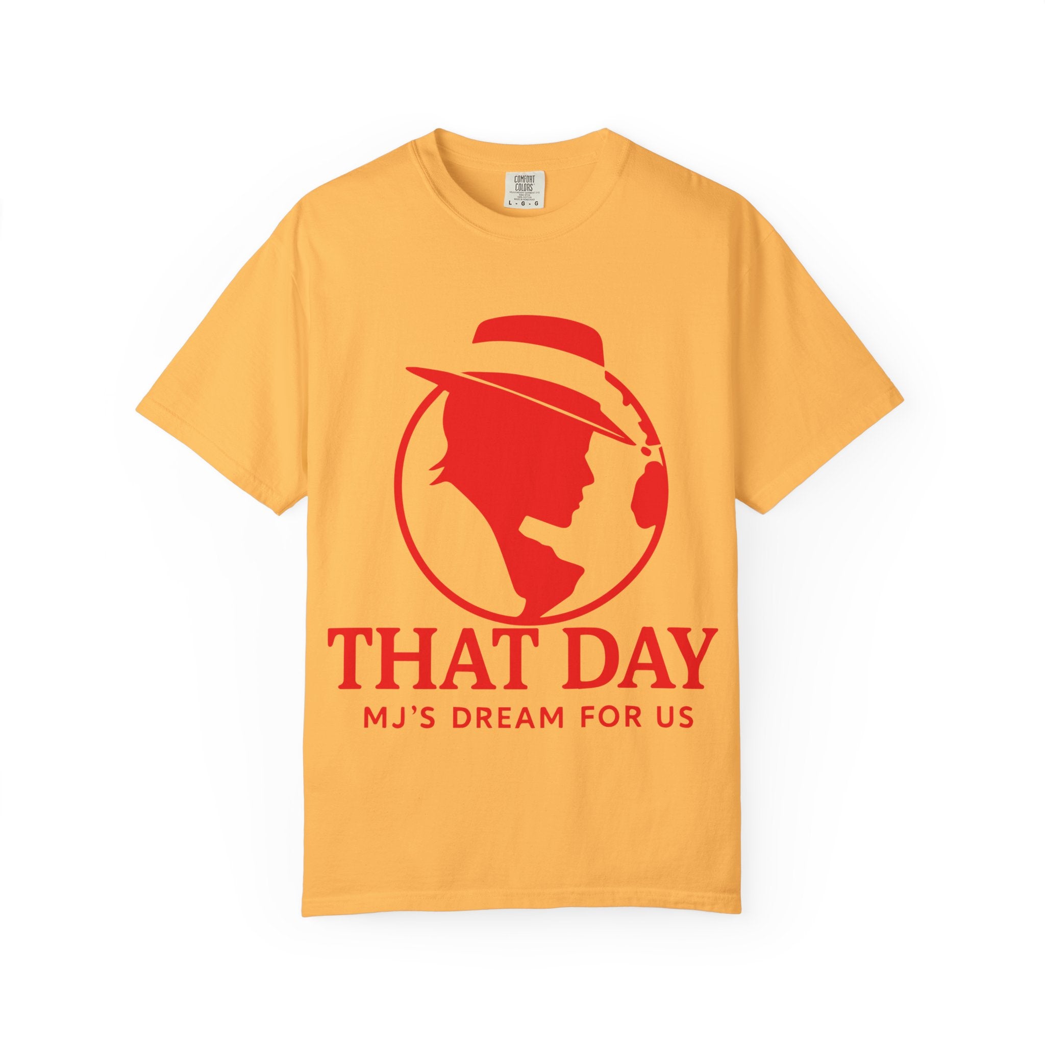 “That Day” Red-Peace Tee – MJ’s Dream For Us