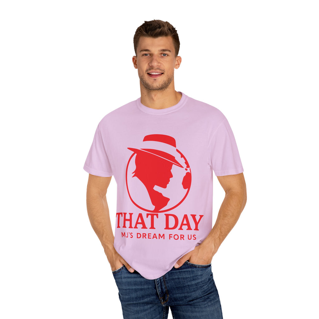 “That Day” Red-Peace Tee – MJ’s Dream For Us
