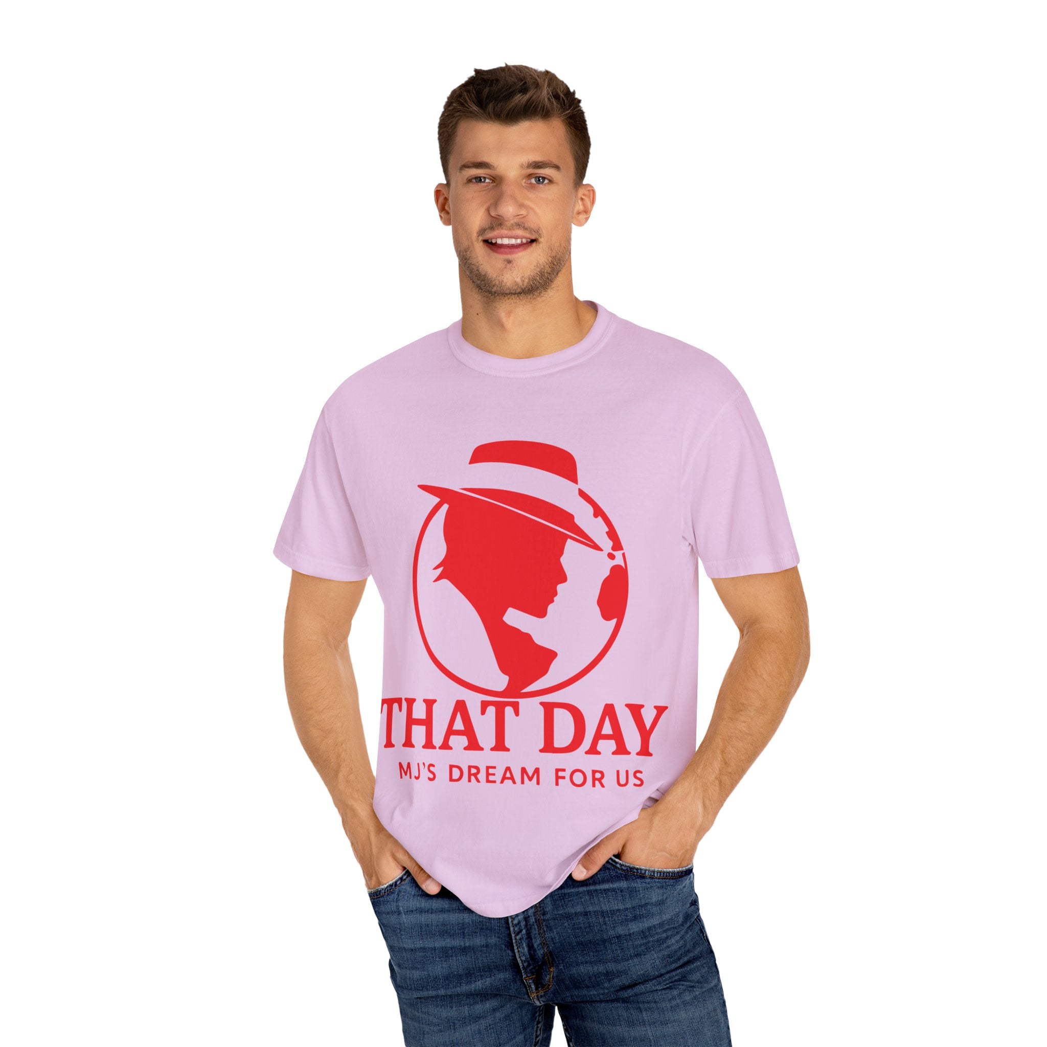 “That Day” Red-Peace Tee – MJ’s Dream For Us