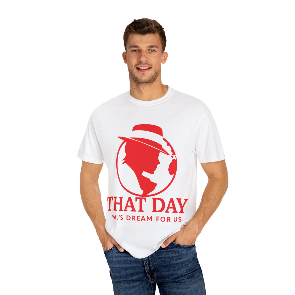 “That Day” Red-Peace Tee – MJ’s Dream For Us