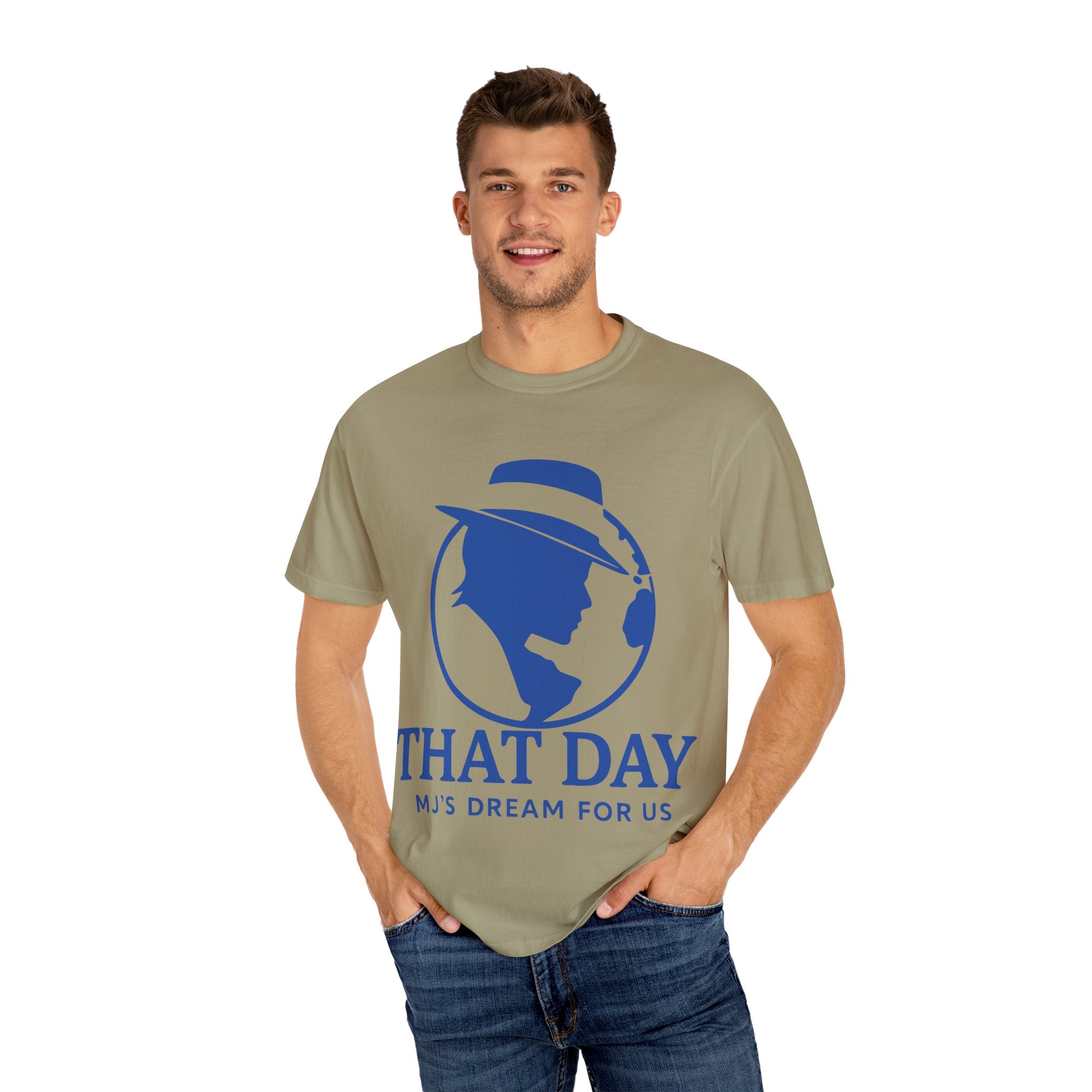 “That Day” Blue-Love Tee – MJ’s Dream For Us