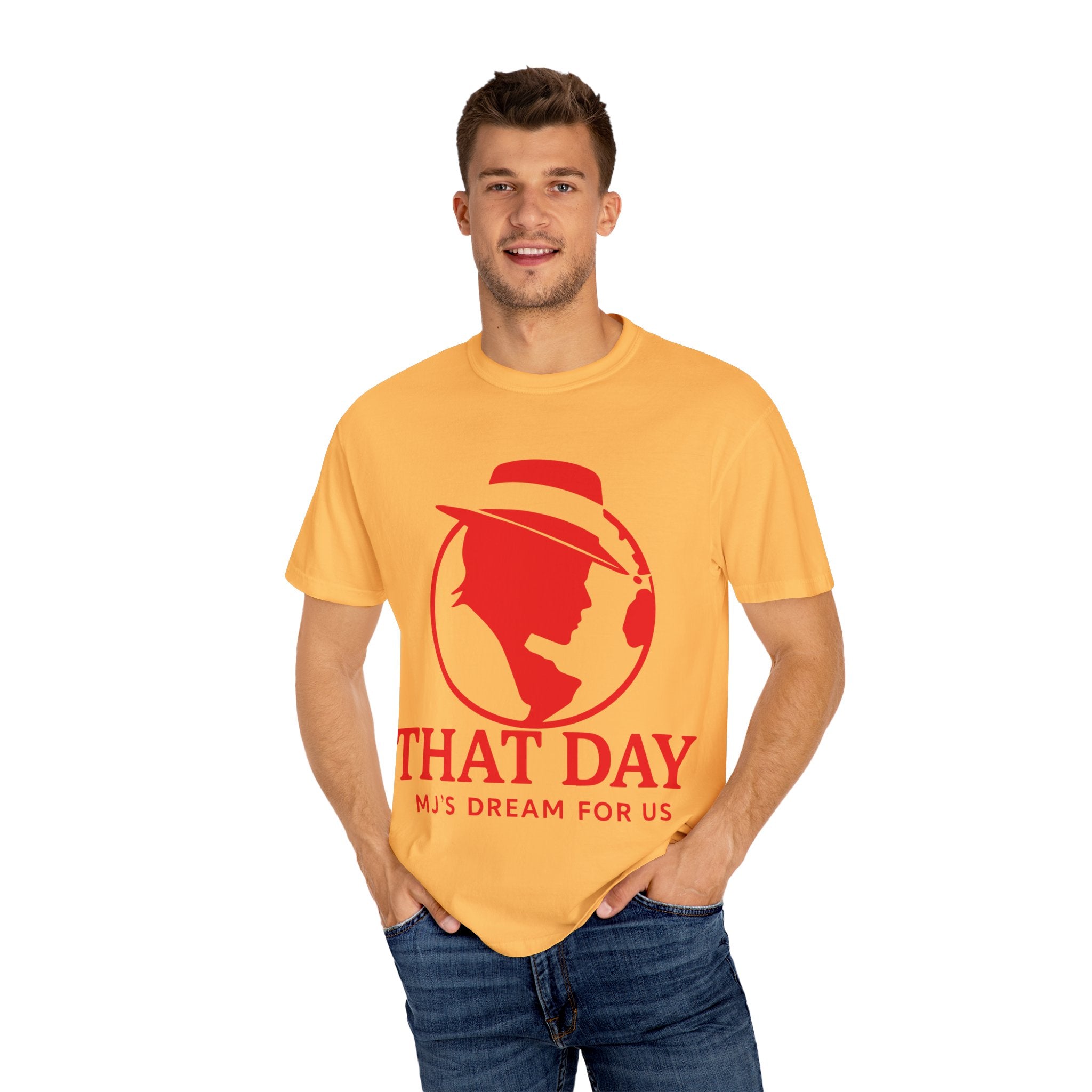 “That Day” Red-Peace Tee – MJ’s Dream For Us