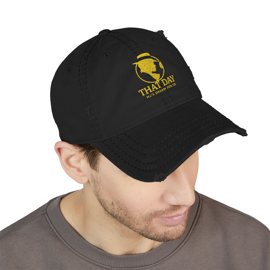 That Day – Signature Cap Distressed Hat (Gold)