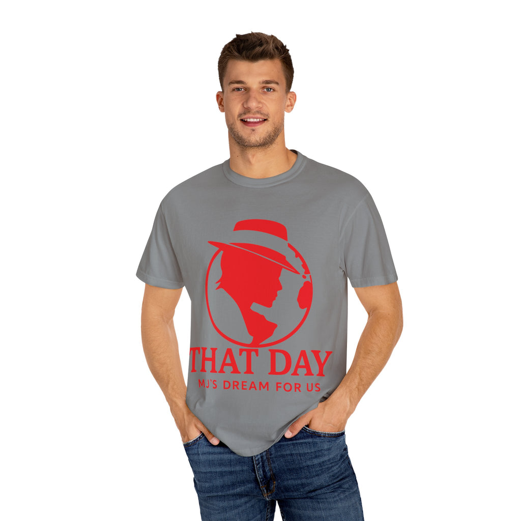 “That Day” Red-Peace Tee – MJ’s Dream For Us