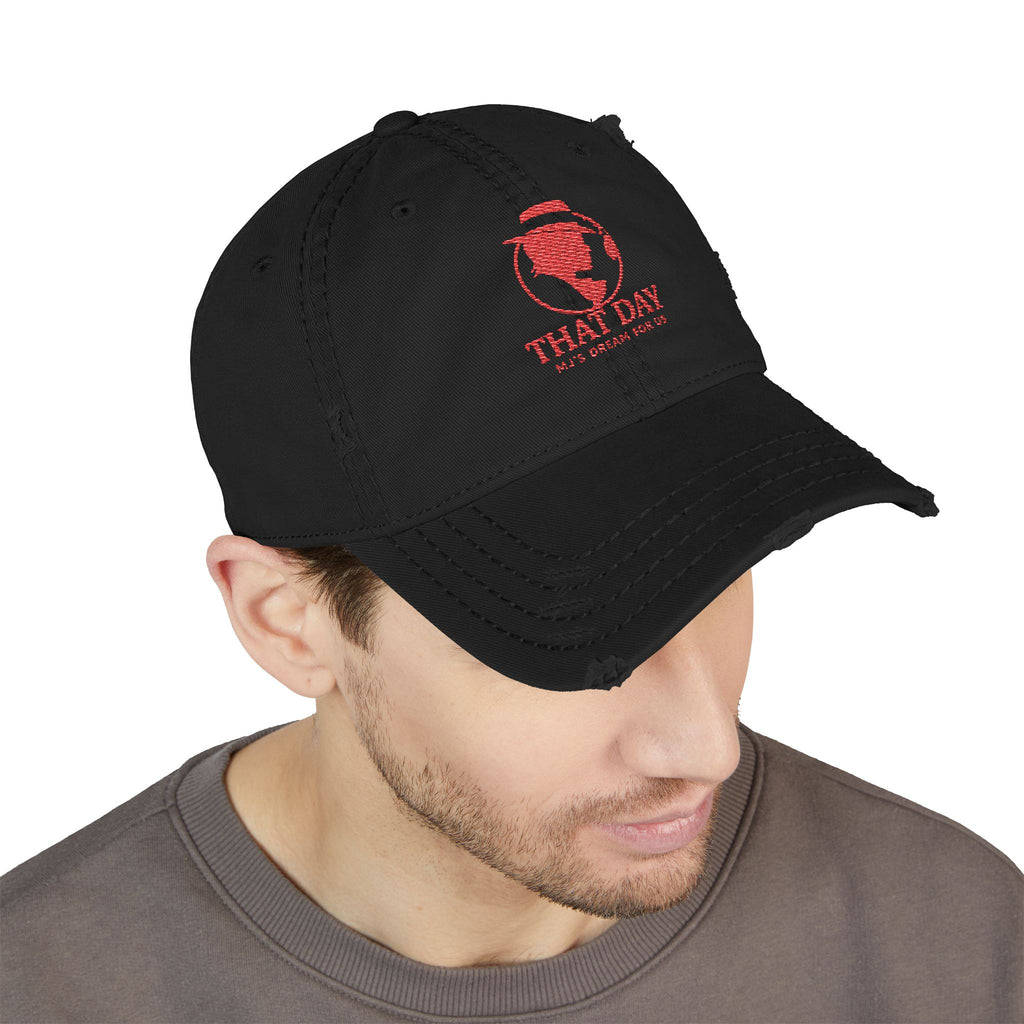 That Day – Signature Cap Distressed Hat (Red)