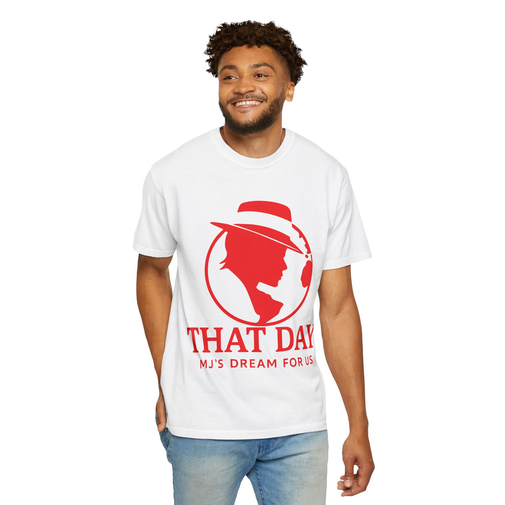 “That Day” Red-Peace Tee – MJ’s Dream For Us