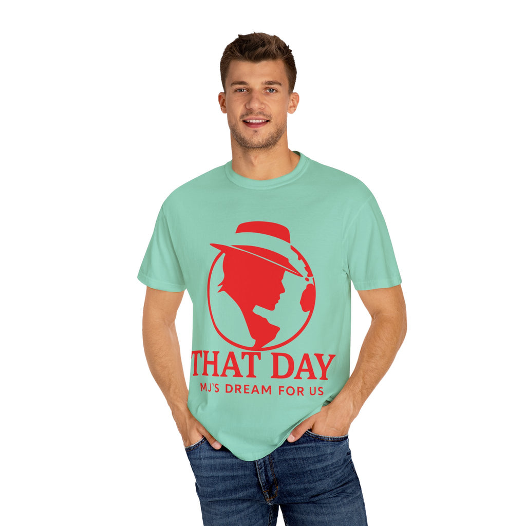 “That Day” Red-Peace Tee – MJ’s Dream For Us