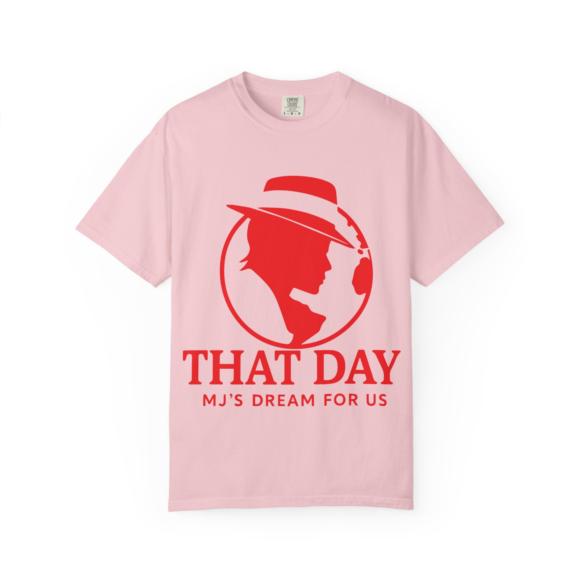 “That Day” Red-Peace Tee – MJ’s Dream For Us