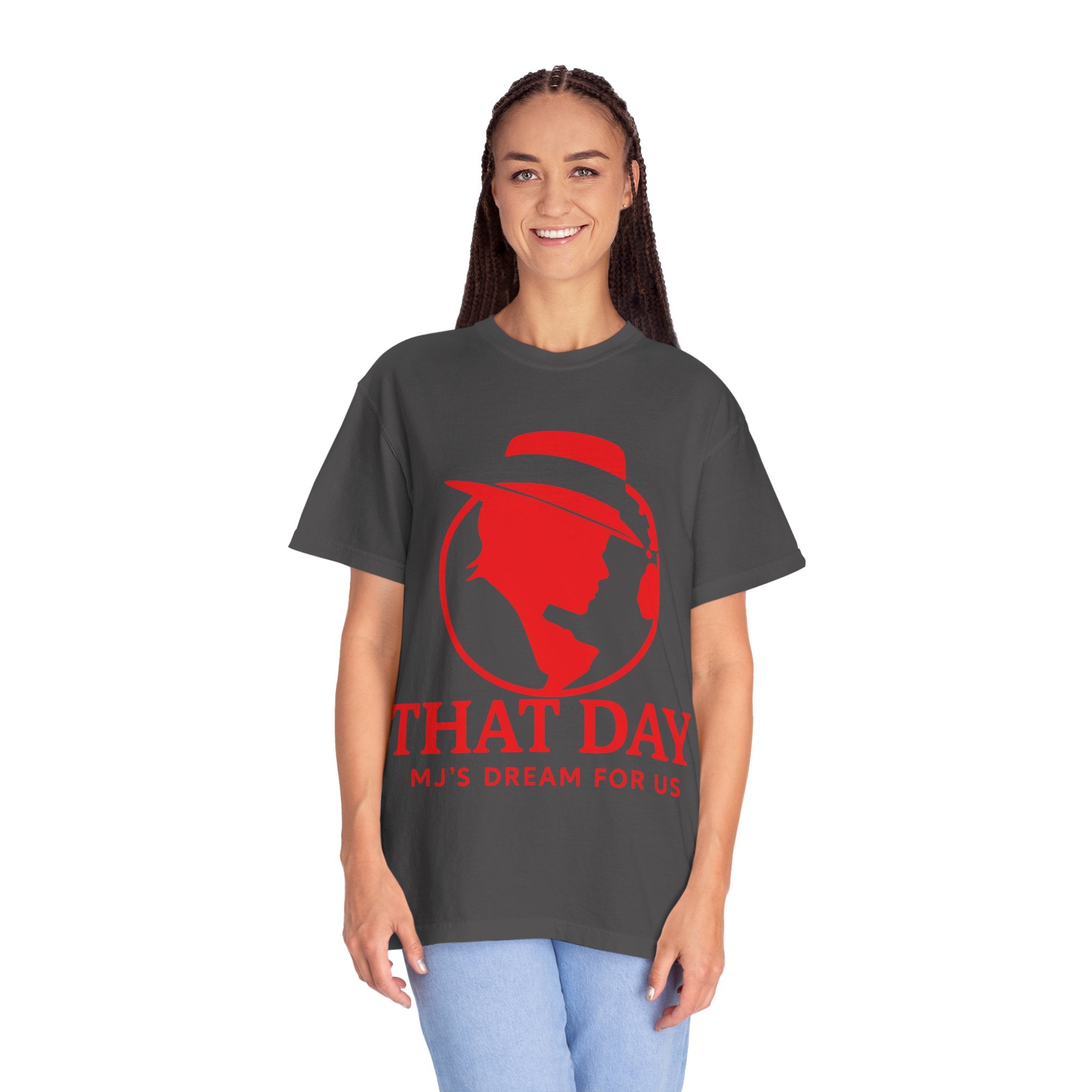 “That Day” Red-Peace Tee – MJ’s Dream For Us