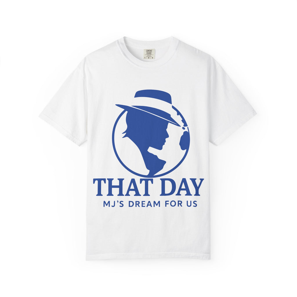 “That Day” Blue-Peace Tee – MJ’s Dream For Us