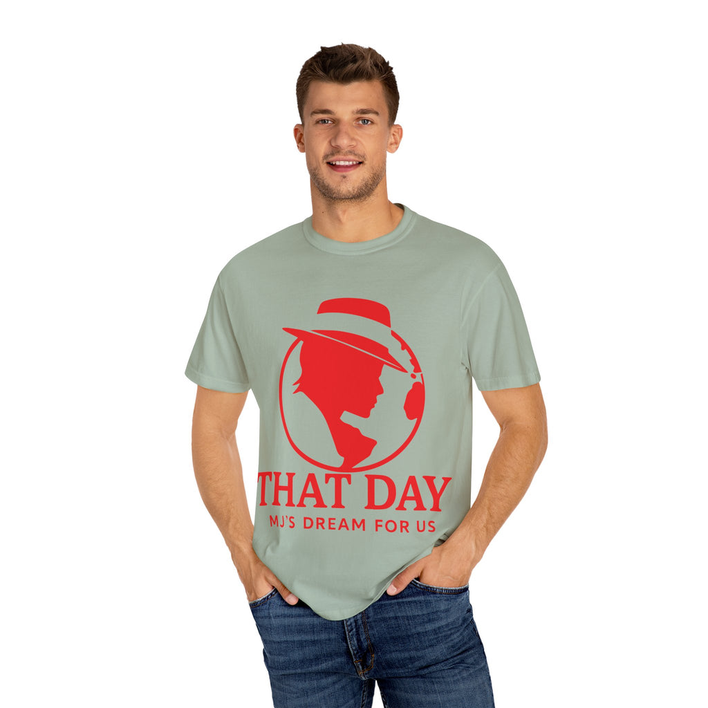 “That Day” Red-Peace Tee – MJ’s Dream For Us