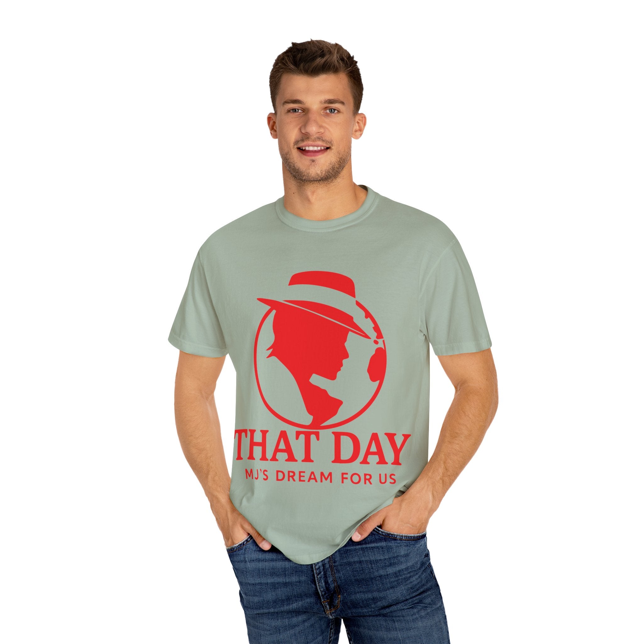 “That Day” Red-Peace Tee – MJ’s Dream For Us