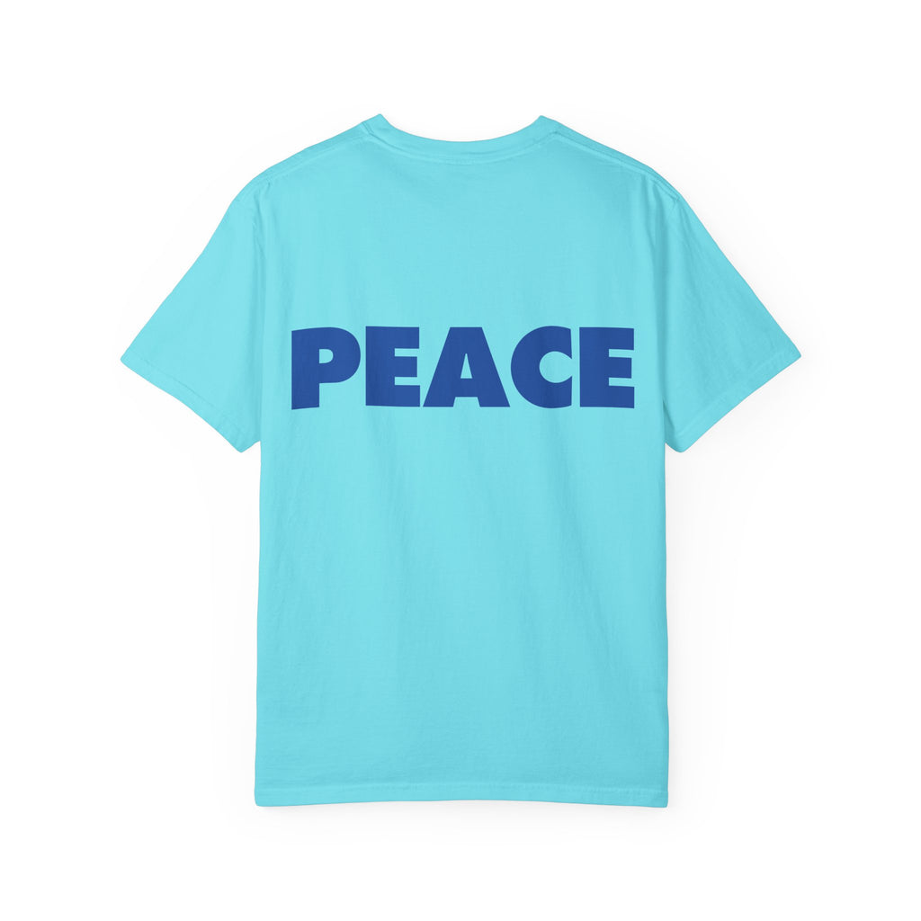 “That Day” Blue-Peace Tee – MJ’s Dream For Us