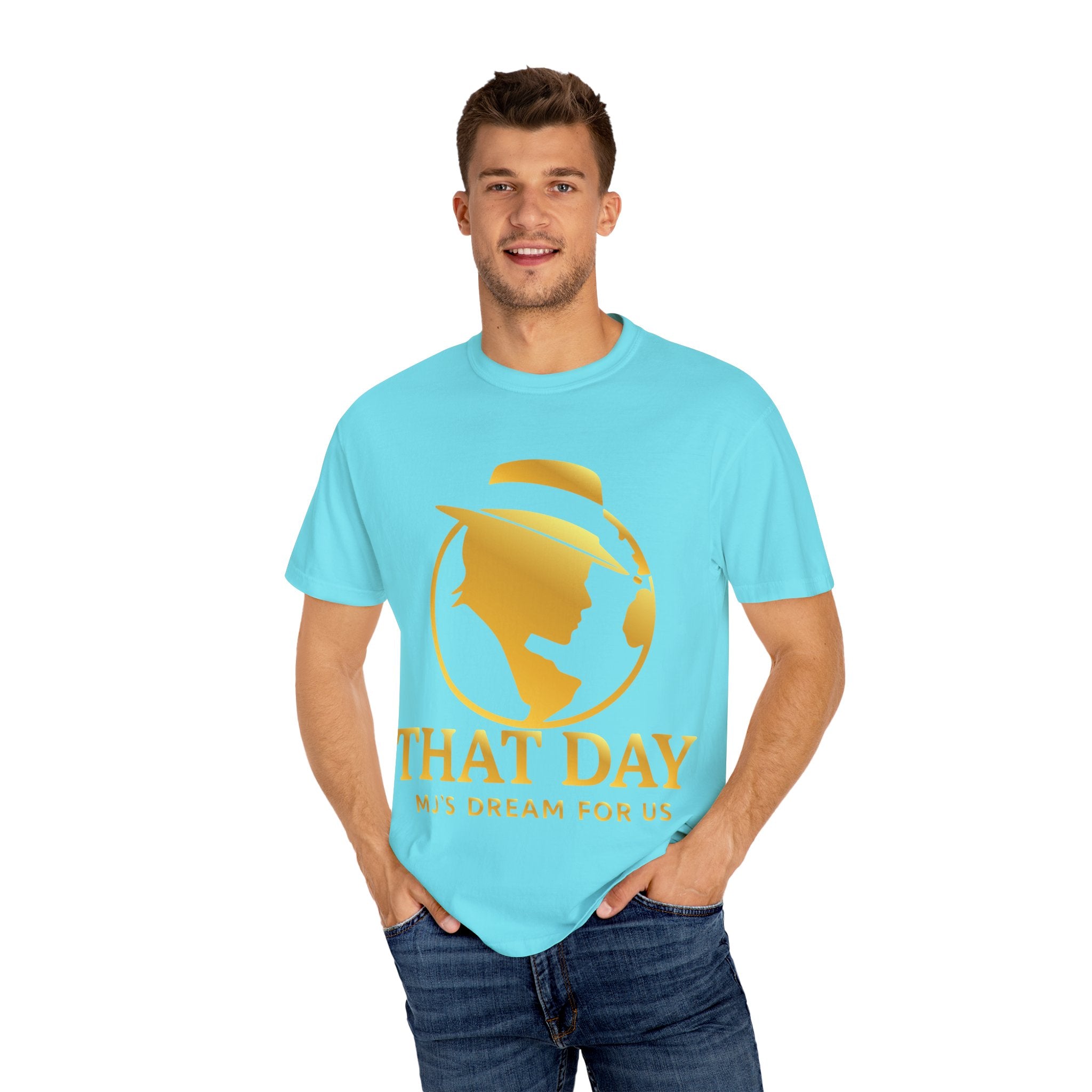 “That Day” Gold-Love Tee – MJ’s Dream For Us
