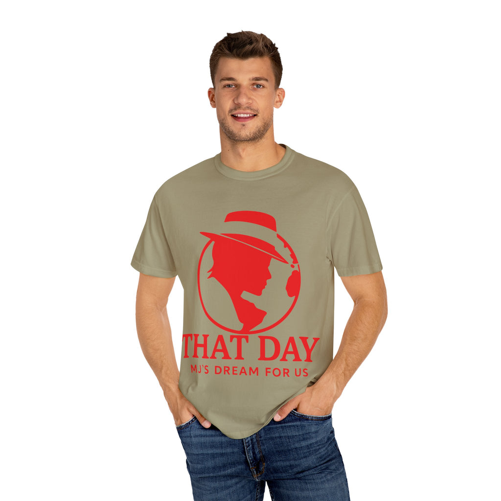 “That Day” Red-Peace Tee – MJ’s Dream For Us