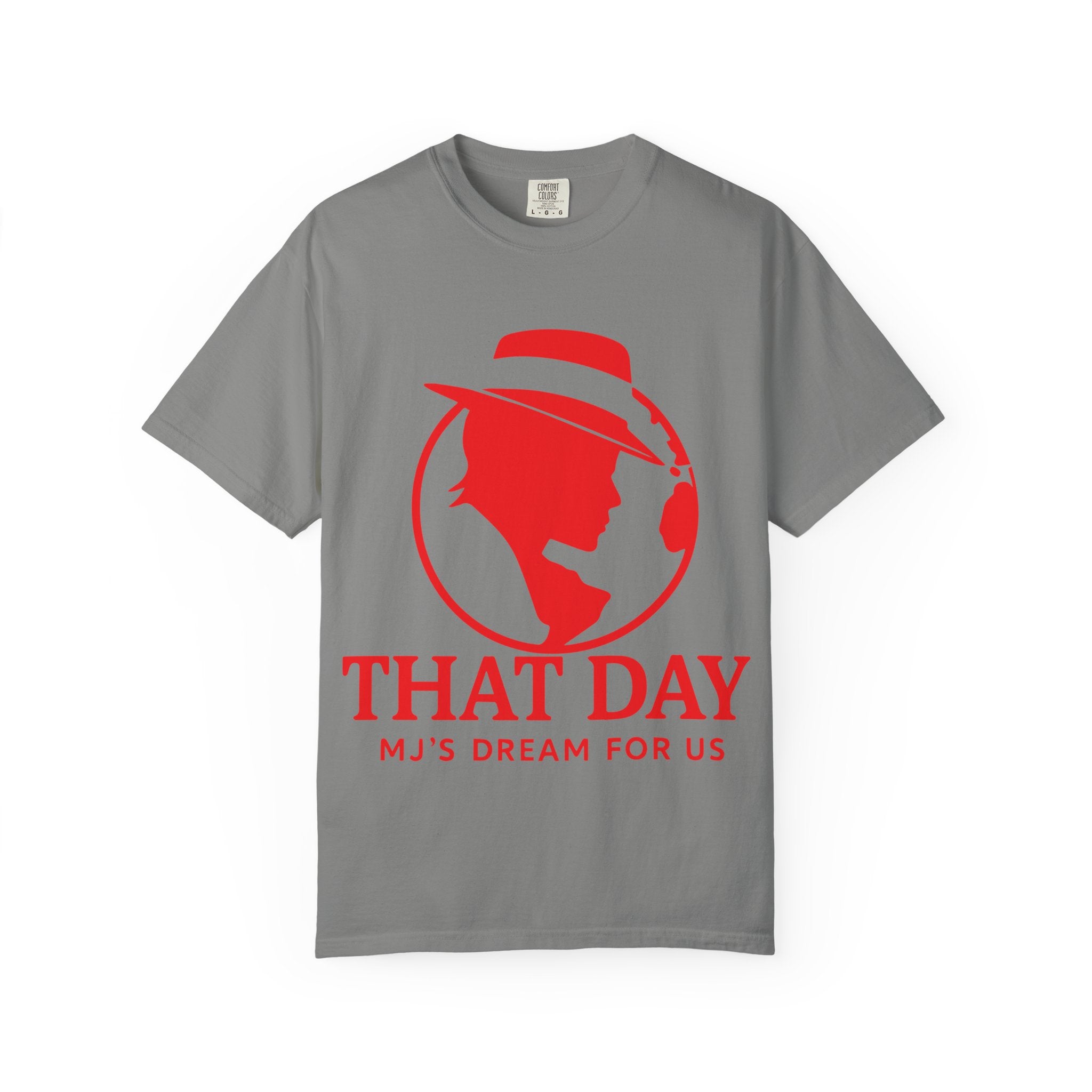 “That Day” Red-Peace Tee – MJ’s Dream For Us