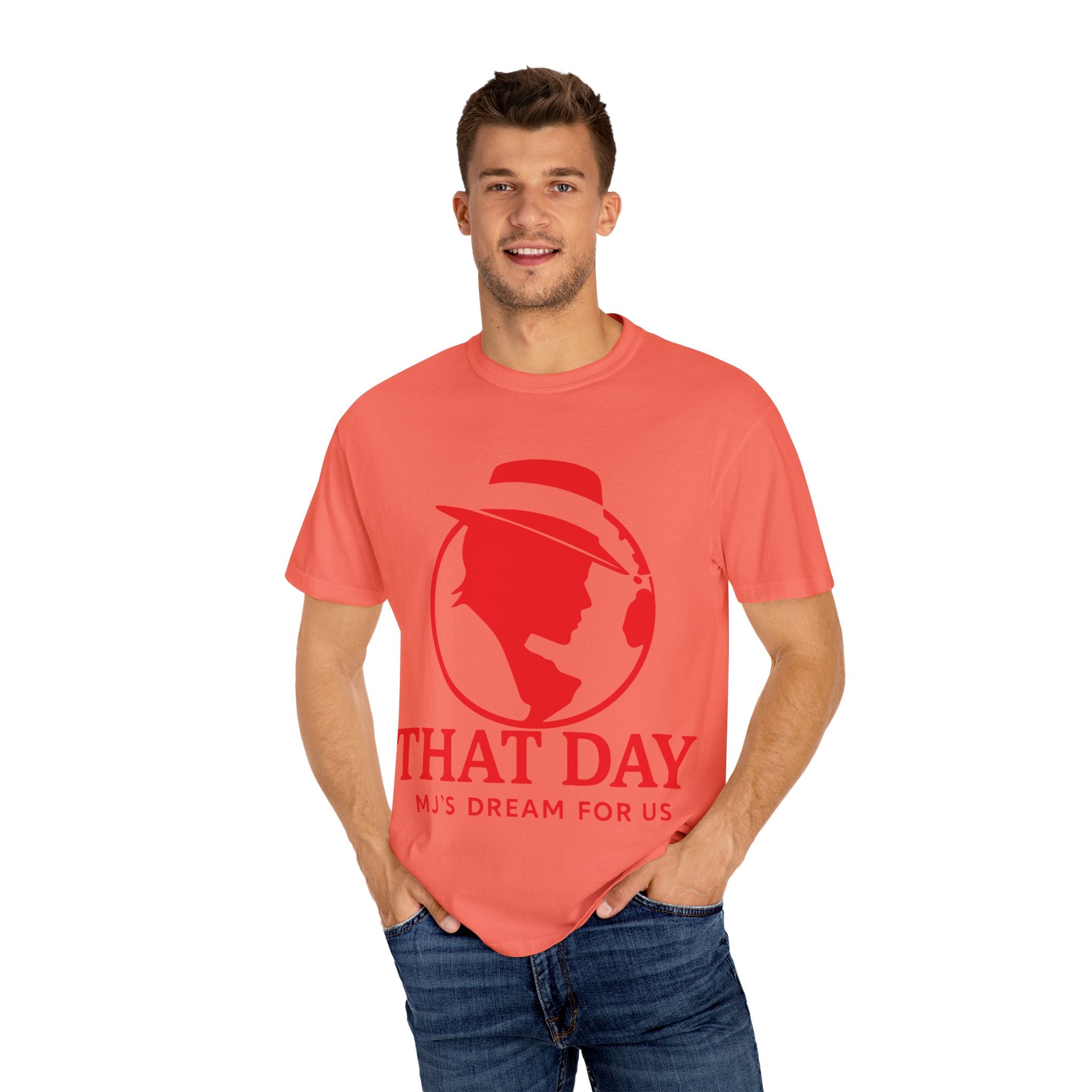 “That Day” Red-Love Tee – MJ’s Dream For Us