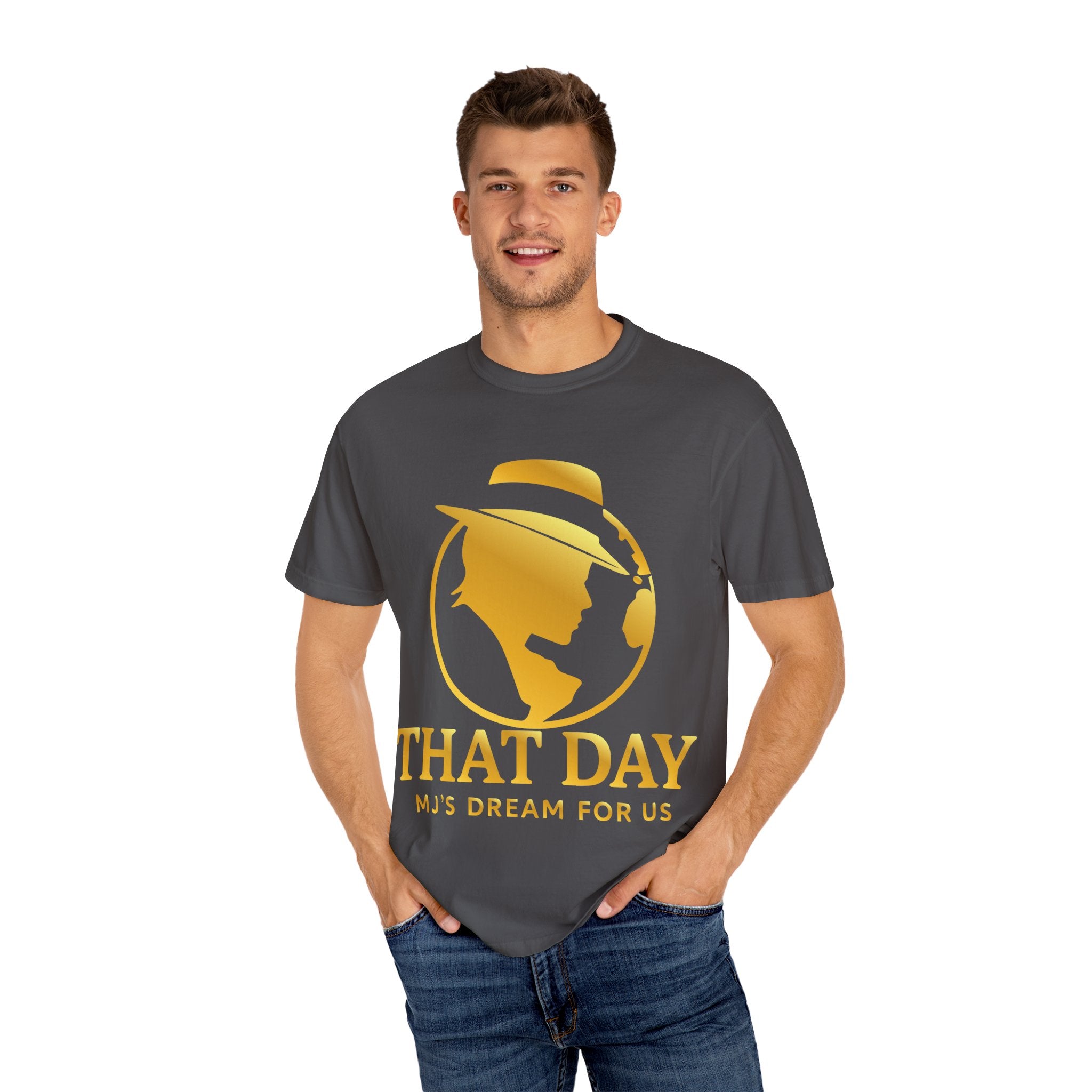 “That Day” Gold-Love Tee – MJ’s Dream For Us