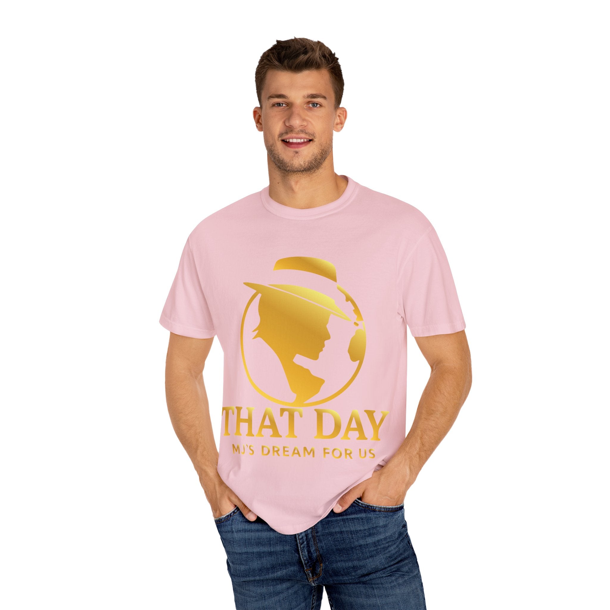 “That Day” Gold-Love Tee – MJ’s Dream For Us
