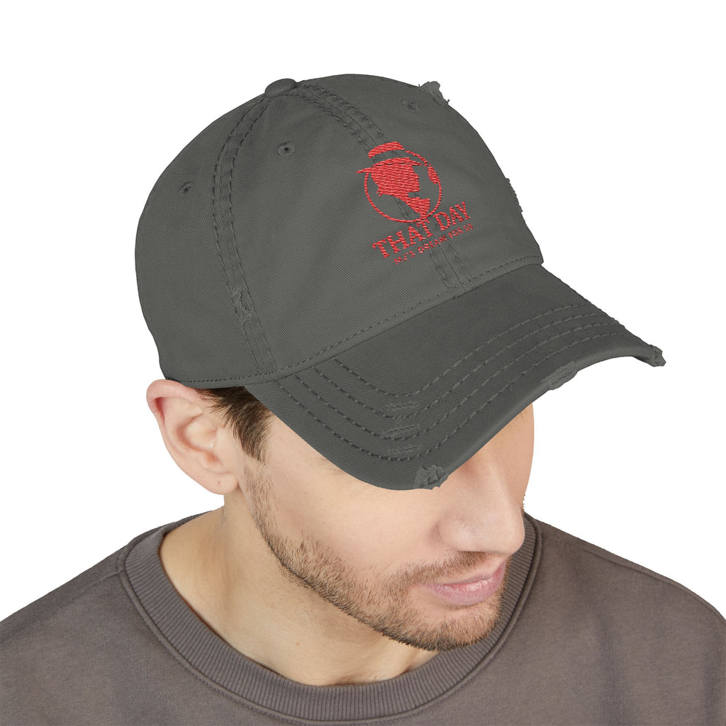 That Day – Signature Cap Distressed Hat (Red)