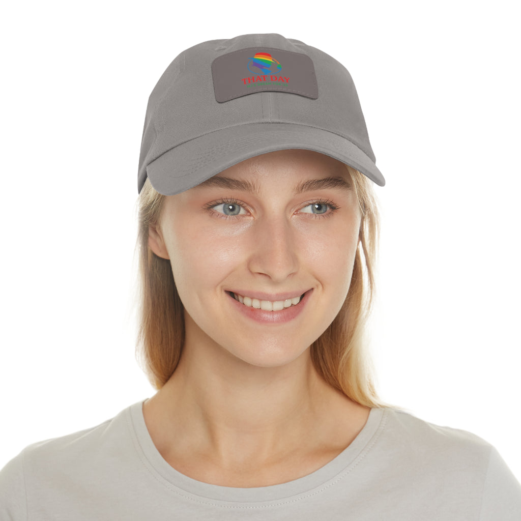 That Day – Signature Cap with Leather Patch (Rainbow)