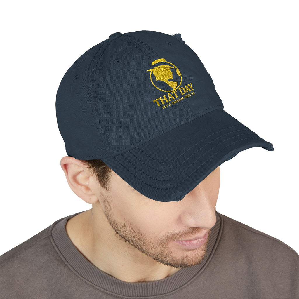 That Day – Signature Cap Distressed Hat (Gold)