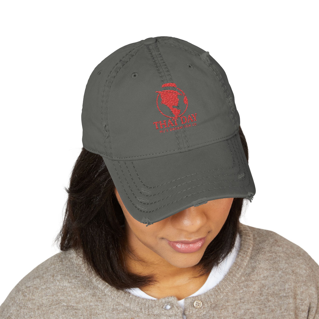 That Day – Signature Cap Distressed Hat (Red)
